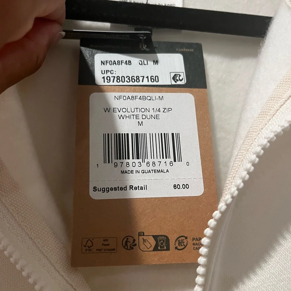 THE NORTH FACE evolution pullover sweatshirt gym fitness 1/4 sleeve size medium - Picture 6 of 6